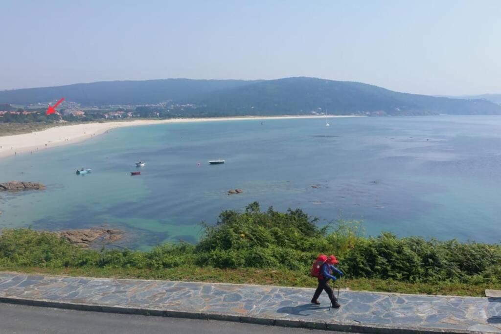 Апартаменты Junto Camino De Santiago,1ª Linea De Playa Финистерре Экстерьер фото