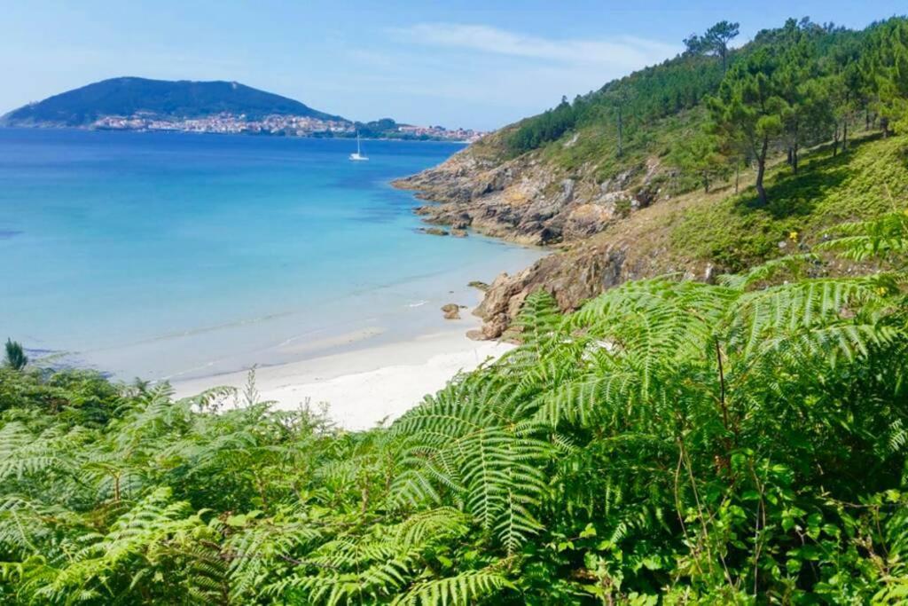Апартаменты Junto Camino De Santiago,1ª Linea De Playa Финистерре Экстерьер фото